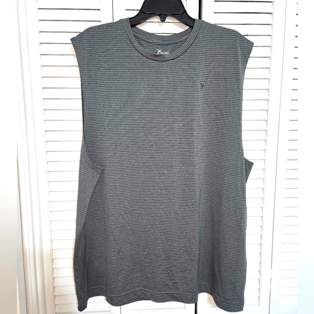 Old Navy Active Men's XXL Striped Sleeveless Shirt